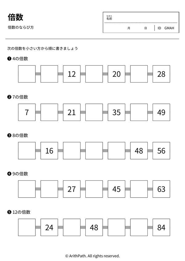 倍数