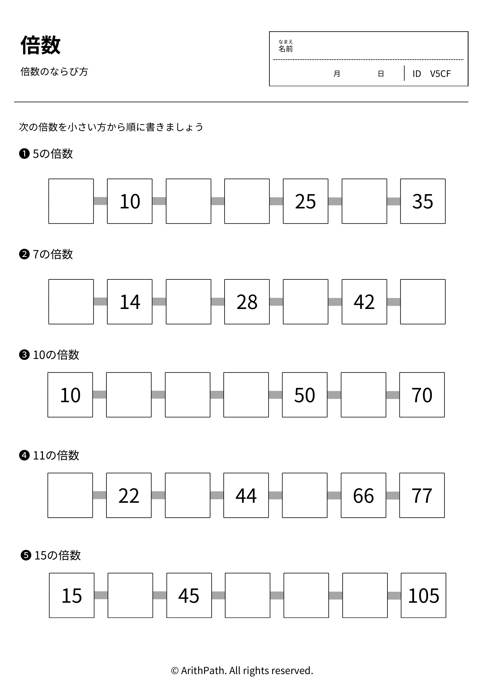 倍数