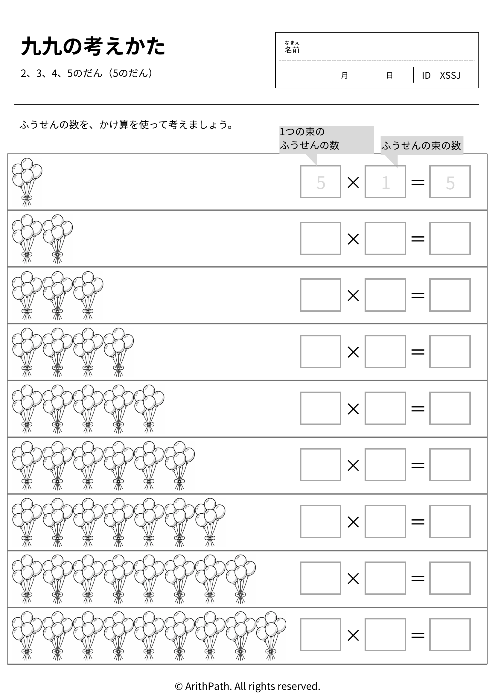 九九の考えかた